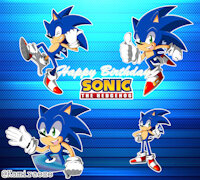 Sonic the Hedgehog 31st by kamiraexe - sonic, sonic the hedgehog, sonicthehedgehog, sonicbirthday