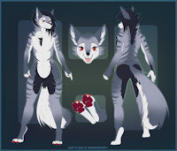 Meet Jade by Biikrad - fox, female, male, character sheet