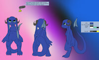 MD Reference Sheet SFW by litmauthor - reference sheet, demon, imp, genderfluid, nonbinary