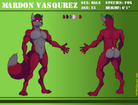 Character Ref Sheet by B01text - fox, male, reference sheet, character sheet