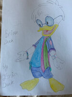 Brian Duck OC by BusterBunny8 - male, oc, duck, ducktales2017, duck oc