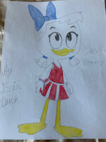 Sam Vickery OC by BusterBunny8 - female, oc, duck, ducktales2017, duck oc