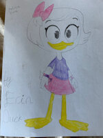 Melissa Duck by BusterBunny8 - female, oc, duck, ducktales2017, duck oc