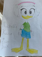 Michelle Kunz OC by BusterBunny8 - female, oc, duck, ducktales2017, duck oc