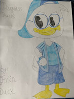 Douglass Duck OC by BusterBunny8 - male, oc, duck, ducktales2017, duck oc