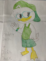 Andrew Duck OC by BusterBunny8 - male, oc, duck, ducktales, ducktales2017, duck oc