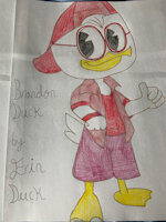 Brandon Duck OC by BusterBunny8 - male, oc, duck, ducktales2017, duck oc