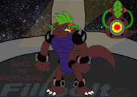 Havoc the Proto-Lizard by Filibolt - villain, prototype, komodo dragon, male/solo, sonic oc