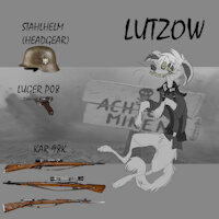 Lutzow ref sheet by Untergang - dog, male, soldier, nazi, nazifur, ww2, wehrmacht, kraut