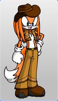 Jesse Prower by GurahkWeavile - male, cowboy, foxes, sonic fan character, hybrids, lovechild, echidnas, love-child, fanchild, fan-children