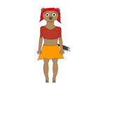 Harriet Mazi Hyena by SteamLocoLtMtn - female, reference sheet, hyena, character sheet, general