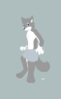 Eron by norewolf - wolf, male, reference sheet, oc, pixel, fursona, reference, pixel art, pixelart