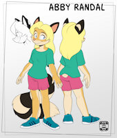 Abby Randal - 2020 Ref by Backlash - female, character, ringtail, reference