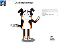 My Bluey OC. Lighter Searcher (Updated) by TheLineShow - dog, male, anthro, original character, bernese mountain dog, bluey, bluey (series), blueyoc