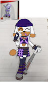 Eliza the Hound by felynecomrade1516 - female, poodle, sonic fan character, sonic oc