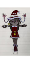 Minerva the Sheep by felynecomrade1516 - female, sheep, witch, sonic fan character, sonic oc, black sheep