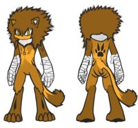 Solo Full Reference (No armor Design) by SpicyGrunty - male, lion, character, fan, sonic the hedgehog, mobian, sonic fan characters, sonic team, grunt121, solo the lion