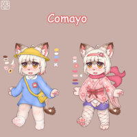 Comayo SFW sheet by Vib - cub, female, anthro, blush, yiff, fur, furry, mammal, sfw