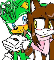 ManicxAnnie by GemsLady - love, hedgehog, lynx, sonic fan character, girl and boy, sega characters