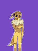 My character. by LegionSilv - male, pokemon, eevee, lonely