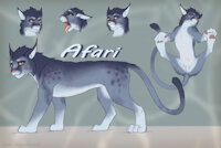 Afari ref by Silenus - cat, feline, female, big cat, long ears, silenus, irollyouover, addyourtag