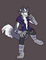 Caden O'Donnell by stryker1187 - wolf, male, oc, star fox, star wolf, next gen