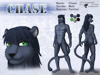 ref699/ Reference: Chase (V1 SFW) by darkgoose - cat, feline, male, commission, panther, sheet, ref, darkgoose, reference, big cat, sfw, rs