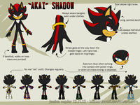 "Akai" Shadow Reference by BlizzardWolf - male, hedgehog, sonic the hedgehog, shadow the hedgehog