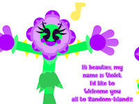 Purple Flower Moments by RachiRodeHills - violet, randomisland, random island, violetta mayflowe, violet mayflowe