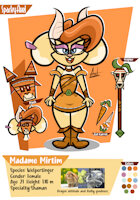 Madame Mirtim by SparksAxel - female, tribal, jackalope, bunnygirl, rabit, thicklegs, shortstackgirl