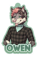 Owen by Lovelysaber - dragon, wolf, foodplay, them, they, she/her, he/him
