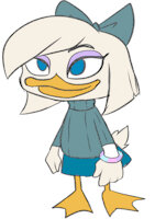 OC drawn for me by the talented Joykill. by BusterBunny8 - female, duck, ducktales, ducktales 2017, ducktales2017