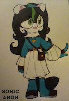 Elle The Cat (Redesign of Light The Cat) by SonicAnon - cat, female, sonic the hedgehog, sonic oc, scottish fold