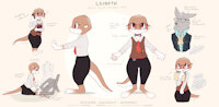 Lilibeth by Ancesra - female, otter, character sheet, original