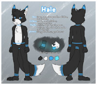 HALE (REF. SHEET) by moodytail - fox, nude, male, commission, reference sheet, canine, character sheet, anthro, furry, solo, ref sheet, reference, standing, mammal, navel