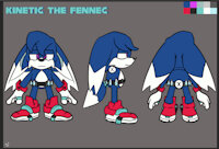 Kinetic The Fennec Reference Sheet by randomfox - oc, sonic the hedgehog, original character, fan character, sonic fan character, sonic oc, donut steel, kit the fennec, kitsunami the fennec, kinetic the fennec