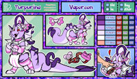 Purpurina Ref Sheet w/Diaper Alt by Oatmealgoat - diaper, male, stockings, socks, blushing, freckles, pokemon, diapers, collar, blush, femboi, paci, fish, pacifier, humiliation, bow, embarrassment, femboy, eevee, abdl, diaperfur, vaporeon, embarrassing, diapered, diaperfurs, diaper change, embarassed, eeveelution, public humiliation, hybrid species, pokemon mystery dungeon, collared, diaper fur, adultbaby, adult baby, eeveelutions, pokemon adult, sock fetish, humiliated, diaperboy, diaperlover, freckled, poofy diaper, diaperfurry, humiliationandembarassment, humiliatedinpublic