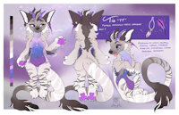 Tia/ TT's Reference by LittleSugarBell - dragon, female, magic, demisexual