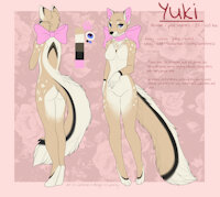 Yuki's Reference by LittleSugarBell - female, fancy, demisexual, pinemarten