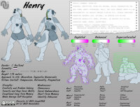 Henry Ref Page by NenanaUso - dog, male, canine, boxers, ref sheet, character stats