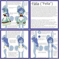 Fälla Ref Sheet by Sp4c3Ch1nch1ll4 - diaper, male, transformation, regression, hollow, made in abyss, formerly human, narehate