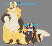 Updated Nova Ref 2021 by Chitafokkusu - kitsune, female, two tails, nova, tanuki, werefox, cursed, updated design