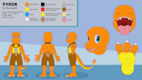 Pyron Ref Sheet - 2020 [by Cringeworthington] by Pyronlilchar - naked, butt, male, reference sheet, lil, feet, foot, foot fetish, rump, pokemon, tongue, claws, muzzle, teeth, fangs, footpaws, char, little, mouth, reference, toes, charmander, maw, footpaw, sole, soles, pyron, backside, littlecharmander, foot focus