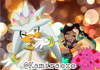 Silver in Splatoon 2 by kamiraexe - pearl, silver the hedgehog, sonicthehedgehog, marina, silverthehedgehog, splatoon 2, splatoon2