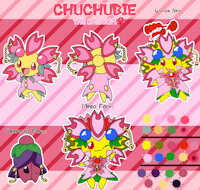 Chuchubie Character sheet! by boolerex - sunshine, micro, macro, reference, form, mega, cherrim, overcast, chuchubie