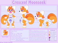 Crescent Moonseek the Unikit Ref by tails230 - babyfur, diaper, fox, kitsune, female, magic, transformation, unicorn, abdl, uni, crescent, curse, crinkle, adult baby, diaper lover, unikitty, unikit, moonseek