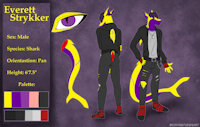 Everett Strykker Ref (Clothed) by codyf0xx - male, clothed, anthro, shark, art, furry, ref, furries, refsheet