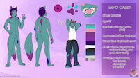 Maverik Refsheet by codyf0xx - fox, wolf, male, folf, furry, ref, refsheet, beanie