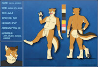 Dakota Mathews Ref 2023 by codyf0xx - fox, male, ref, refsheet, codymathews, dakota mathews