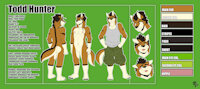 Todd Ref sheet V.2 by toddhunter - male, reference sheet, hunter, todd, red wolf, redwolf, toddhunter, todd hunter